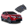 Oceľový kryt motora + prevodovky pre NISSAN Qashqai, 2014-19 / CVT, motor: 2.0; 1.2; 1.6 D