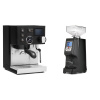Rancilio Silvia BC PID, black + Eureka Atom 60, black