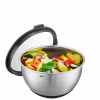 Nerezová mísa s víkem MUOVO 23 cm - GEFU (Mísa z nerezové oceli MUOVO 2,5 l - GEFU)