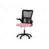 AUTRONIC Kancelárska stolička, hojdací mechanizmus, ružová sieťovina, KA-K2006 PINK