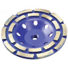 GEKO Brúsny diamantový kotúč 125 x 22 mm dvojradový so závitom M14 G00376