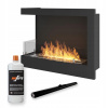 Závesný biokrb Simplefire 60 x 45 x 24 cm, čierny