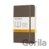 Moleskine Zápisník Classic S A6 Mäkká väzba Hnedý