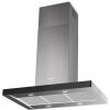 Ostrovčekový odsávač pár Faber Stilo Glass Smart Isola X/BK A90, nerez/čierne sklo 325.0618.802
