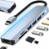 HUBOVÝ ADAPTÉR ROZDEĽOVAČ USB-C 7V1 HDMI USB C 3.0 KARIET SD MICRO 100W 4K