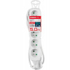 Strend Pro 213332 Kabel DG-F805B L-5 m, prodlužovací kabel, bílý, 5x zásuvka