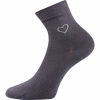Dámske ponožky Lonka - Filiona, tmavo šedá Farba: Sivá, Veľkosť: 35-38