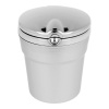 Car Ashtray Chrom Silver