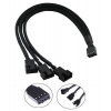 1stCOOL kabel Fan PWM splitter, redukce pro ventilátory 1x 4pin PWM na 3x 4pin PWM