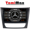 TomiMax Mercedes W211 Android 14 autorádio s WIFI, GPS, USB, BT HW výbava: QLED 8 Core 4GB+64GB PX HIGH - iba displej A