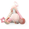 BabyOno Plyšová edukačná závesná hračka Pyramid - ružová BabyOno 5901435410646