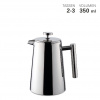 Stlačovací french press Kávovar 350ml - WEIS (Dvoustěnná lisovací filtrační konvice 0,35 l - WEIS)
