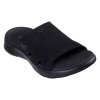 Dámske šlapky (plážová obuv) SKECHERS-Go Walk Flex Sandal Elation W black Čierna 39