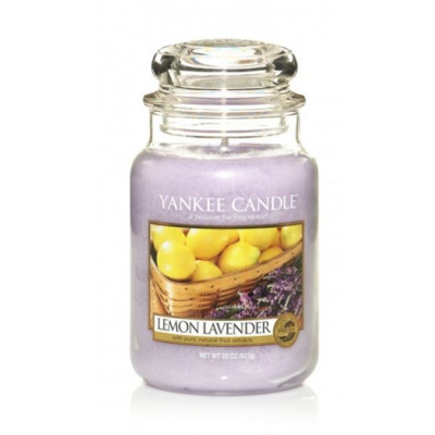 Yankee Candle Lemon Lavender 623 g (Prírodná aromatická sviečka)