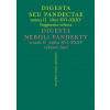 Digesta seu Pandectae. tomus II. / Digesta neboli Pandekty. svazek II.