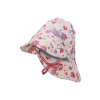 STERNTALER Klobúk do dažďa nepremokavý kvetinky rosa dievča veľ. 49 cm- 12-18 m