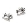 Přívěsek šicí stroj 13x16 mm Varianta: 1 platina s patinou, Balení: 4 ks