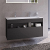 KEUCO Stageline závesná skrinka pod umývadlo, 1 zásuvka + 1 priehradka, 1200 x 490 x 625 mm, vulkanit, 32882970000