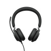 Jabra Evolve2 40, UC Stereo Slúchadlá s mikrofónom Kábel Pres hlavu Kancelária / call centrum USB Typ-C Bluetooth Čierna (24089-989-899)