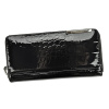 Gregorio BC-111 čierna dámska kožená peňaženka 19 x 9,5 x 3 cm