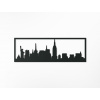 drevko Obraz New York panoráma Rozmer obrazu: 65 x 195 cm, Farba dekorácie: Prírodná