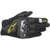 Alpinestars SMX-1 Air V2 černá/žlutá Motorkářské rukavice - S