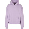 BUILD YOUR BRAND BY 162 / Pánska mikina s kapucňou z ťažkej bavlny - lilac XXXL