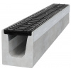 Odvodňovací betónový žľab BIELBET C250 s liatinovou mrežou 1000 x 145 x 160 mm
