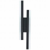NÁSTENNÁ LAMPA ČIERNA MODERNÁ 2x LED 9W 48CM 230V 3000K ZD142