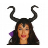 Diabolská čelenka Guirca GU19950 (Čelenka Black Devil Horns od čarodejníckeho diabla)