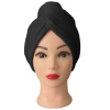 Top textil Chanar s.r.o Turban na vlasy vafle, černý