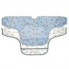 Podbradník s rukávmi Lässig Garden Explorer 2025 LÄSSIG Long sleeve Bibs Happy Rascals Smile sky blue