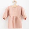 Dojčenské mušelínové šaty New Baby Comfort clothes šalviová Farba: Ružová, Veľkosť: 62 (3-6m)