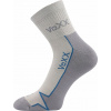 VoXX LOCATOR B / Športové bavlnené ponožky, zosilnené chodidlo - šedá / modrá 39-42