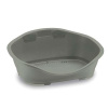 STEFANPLAST GREEN LINE SLEEPER 2 sivá 68,5x49x27,5cm plastové ležadlo pre psov 98% z recyklovaného plastu