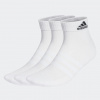 adidas ponožky Cushioned Sportswear Ankle Socks 3 Pairs White