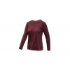 SENSOR MERINO AIR traveller dámské triko dl.rukáv port red L