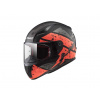 Integrální moto přilba LS2 FF353 Rapid Deadbolt černo-oranžová
