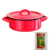 Green home smaltovaný kastról s pokrievkou COMBI 25 l + korenie na kotlíkový guláš 50 g