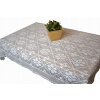 Obrús na stôl - Oblek 240 x 140 cm obdĺžnik (Biele háčkovacie obrusy 140/240 bavlnená čipka)
