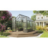 Skleník Vitavia Olymp 8300 polykarbonát 4 mm 257x324 cm čierny vr. základového rámu