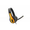Canyon CNS-CHSC1BY, PC Headset, slúchadla s mikrofónom, 1 x 3.5mm jack komb., ovládanie na kábli, 2 m, čierno-žlté