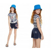 Detská košeľa - Desigual 9 šortiek námornícky modrý (Desigual Navy Blue Logo Shorts (9-10L))