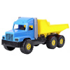 Auto nákladní sklápěčka 77cm modro-žlutá na písek plast