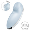 Satisfyer Tap & Climax 2 - 2v1 klitorálny stimulátor a vibrátor (modrý)