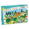 DJECO Objavovacie puzzle: Farma