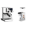 Rancilio Silvia BC PID, white + Rocket Espresso FAUSTINO 3.1, copper