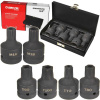 Sada úderových hlavíc TORX + SPLINE 3/4