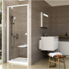 Ravak Otočné sprchové dvere 90 cm Transparentné biele PDOP1-90 03G70101Z1