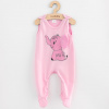 Dojčenské bavlnené dupačky New Baby Happy Elephant pink - 62 (3-6m)
